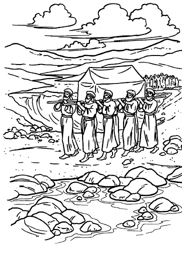 Los Israelitas Cruzan el Jordán