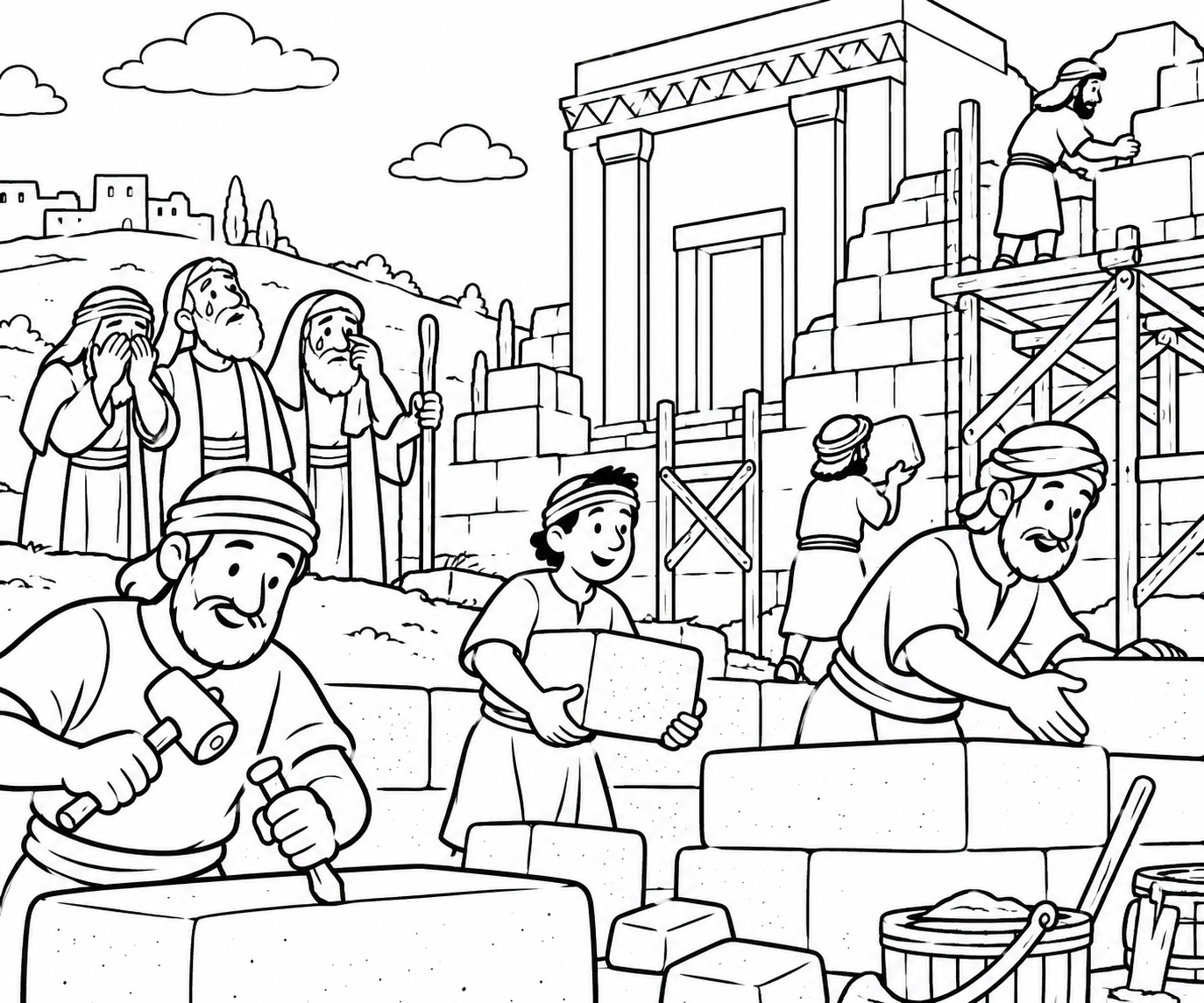 La reconstrucción del Templo